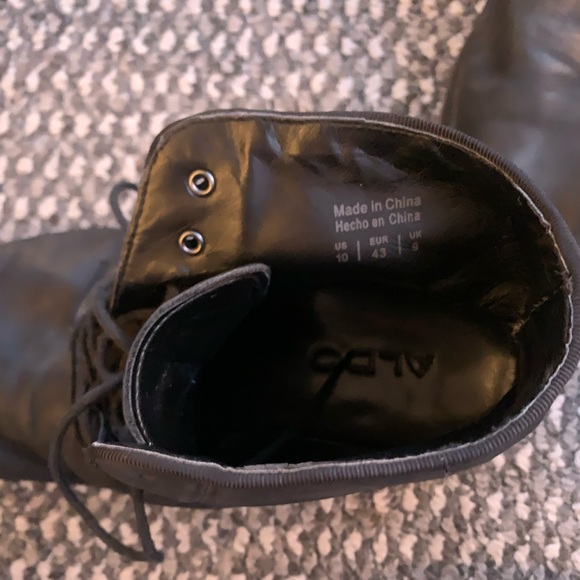 Aldo Bernon Lace-Up Dress Boot Men’s size 10 - Picture 9 of 10